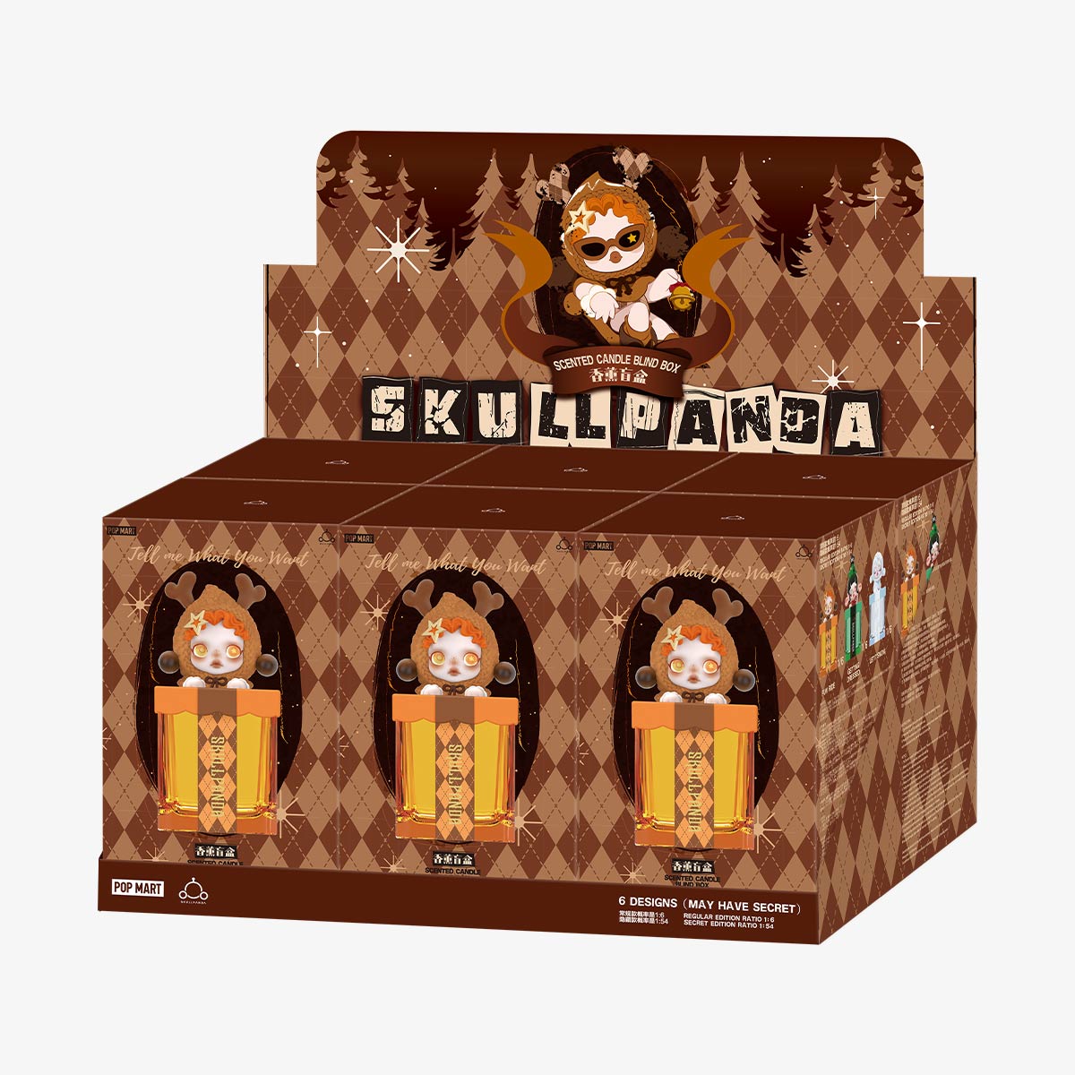 POP MART SKULLPANDA Tell Me What You Want Series Scented Candle Blind Box