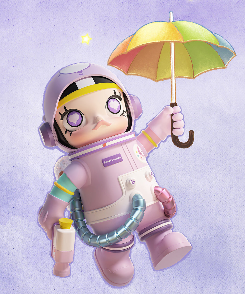 POP MART MEGA Space Molly 400%+100% Combo Sweet Dreams Bear