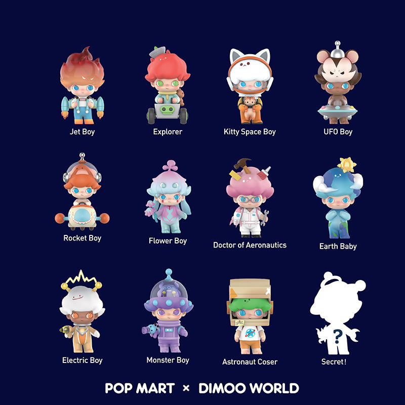 Pop mart outlets - Dimoo set + free 1（space travel）