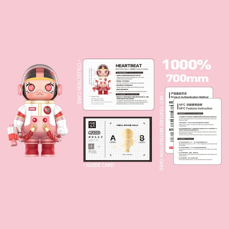 POP MART MEGA Space Molly 1000% Heartbeat – POP MART AUSTRALIA